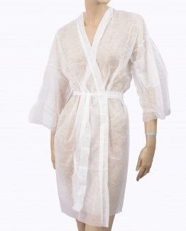 Castela Professional KIMONO DESECHABLE BLANCO UNIDAD