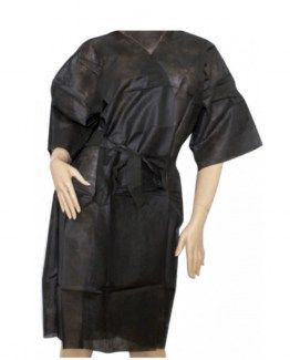 Castela Professional KIMONO DESECHABLE NEGRO UNIDAD