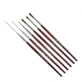 Castela Professional POLLIE SET 6 PINCELES DECORACION